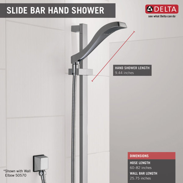 57051SS,CZ Delta Dryden™ Full Handheld Shower Head & Reviews Wayfair